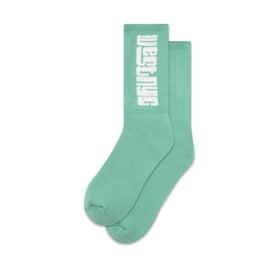 West NYC Tubular Type Sock Seafoam Green/White