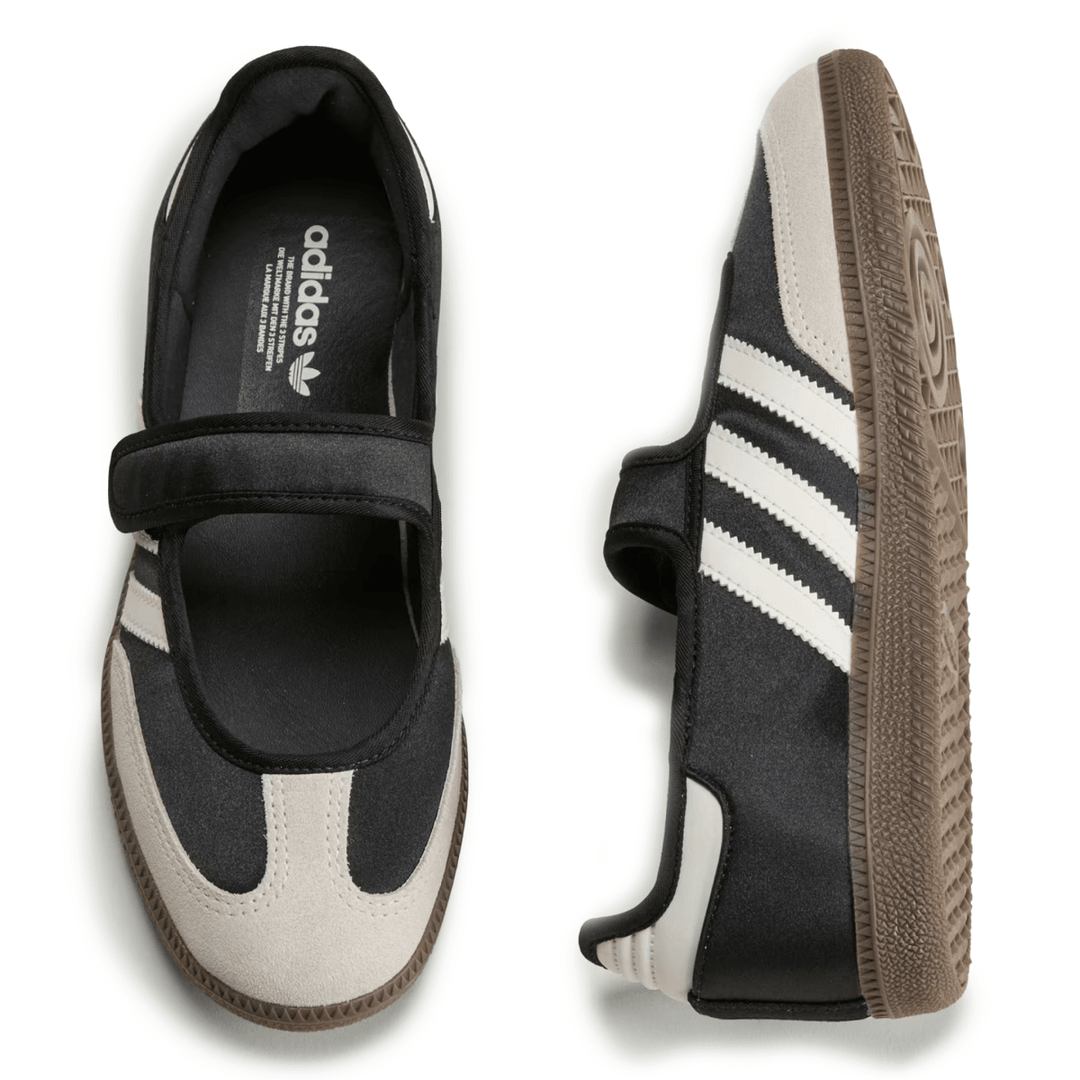 Adidas Women's Samba Jane Core Black/Off White/Gold Metallic – West NYC