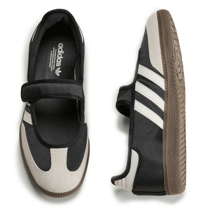 Adidas Women's Samba Jane Core Black/Off White/Gold Metallic