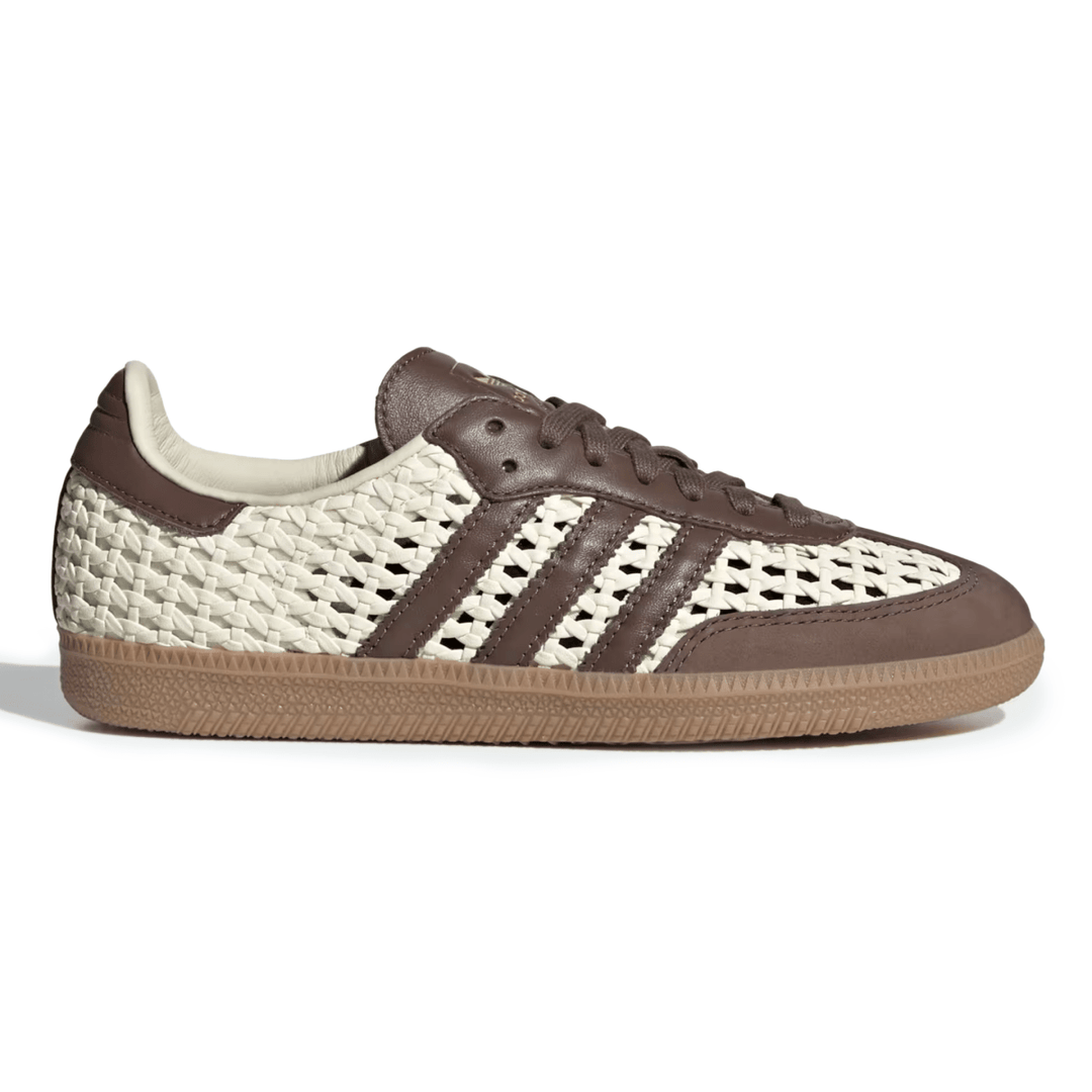 Adidas Women's Samba OG Woven Cream White/Earth Strata/Gold Metallic – West  NYC