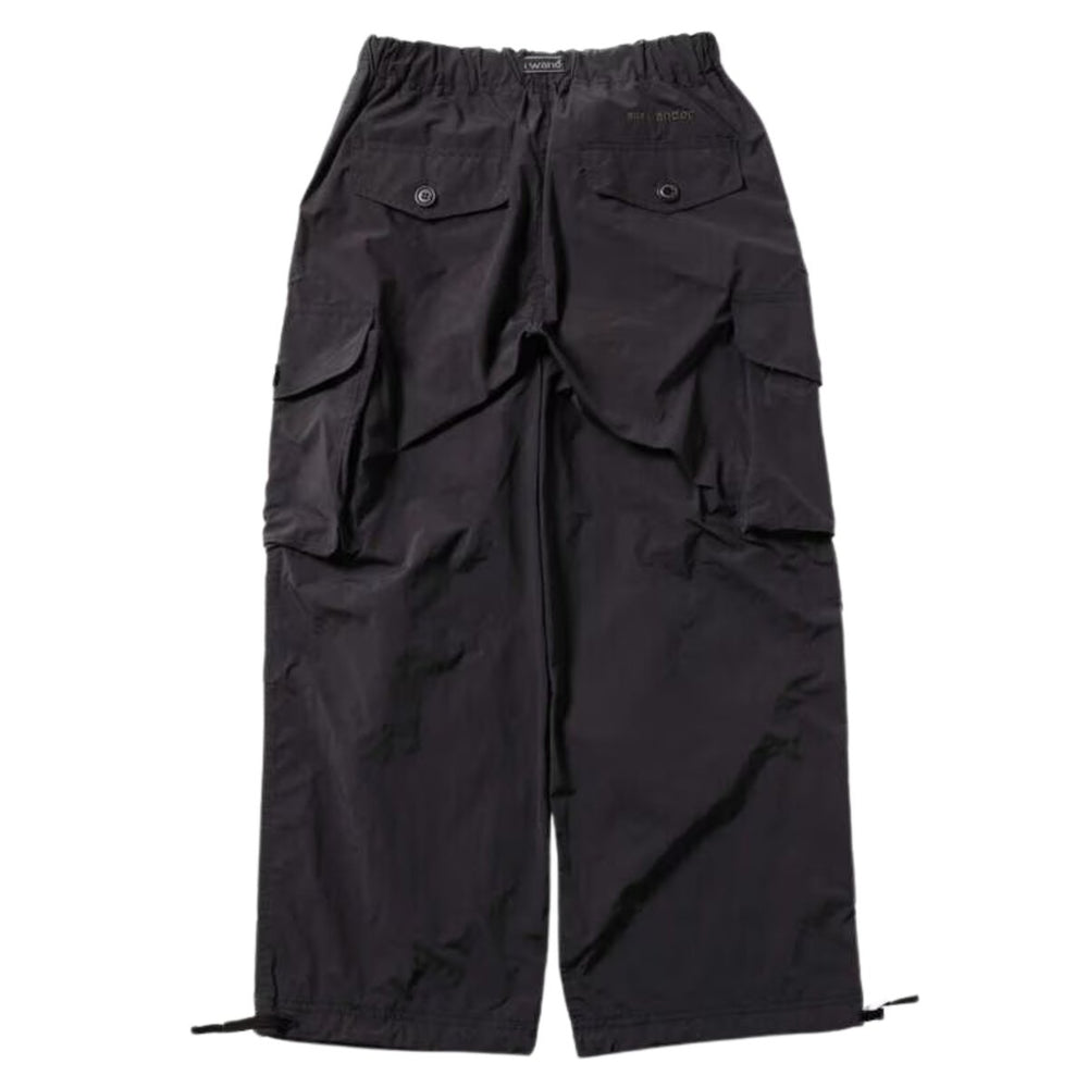 And Wander Men's Oversized Cargo Pants Black - 10050831 - West NYC