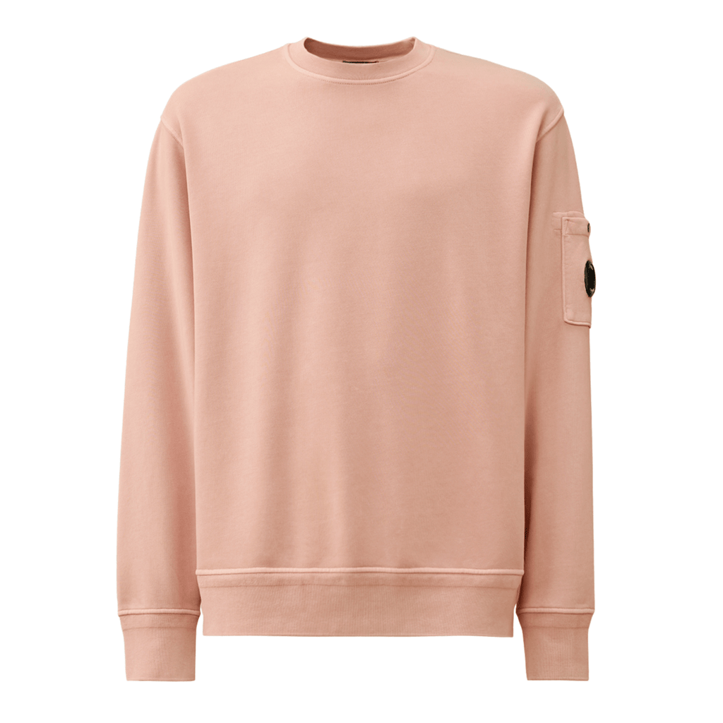 C.P. Company Men's Cotton Diagonal Fleece Crewneck C.P. Company Men's Cotton Diagonal Fleece Crewneck