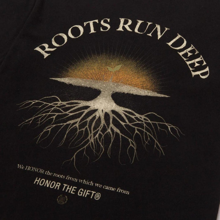 Honor The Gift Roots Run Deep Black T-Shirt - 10051944 - West NYC