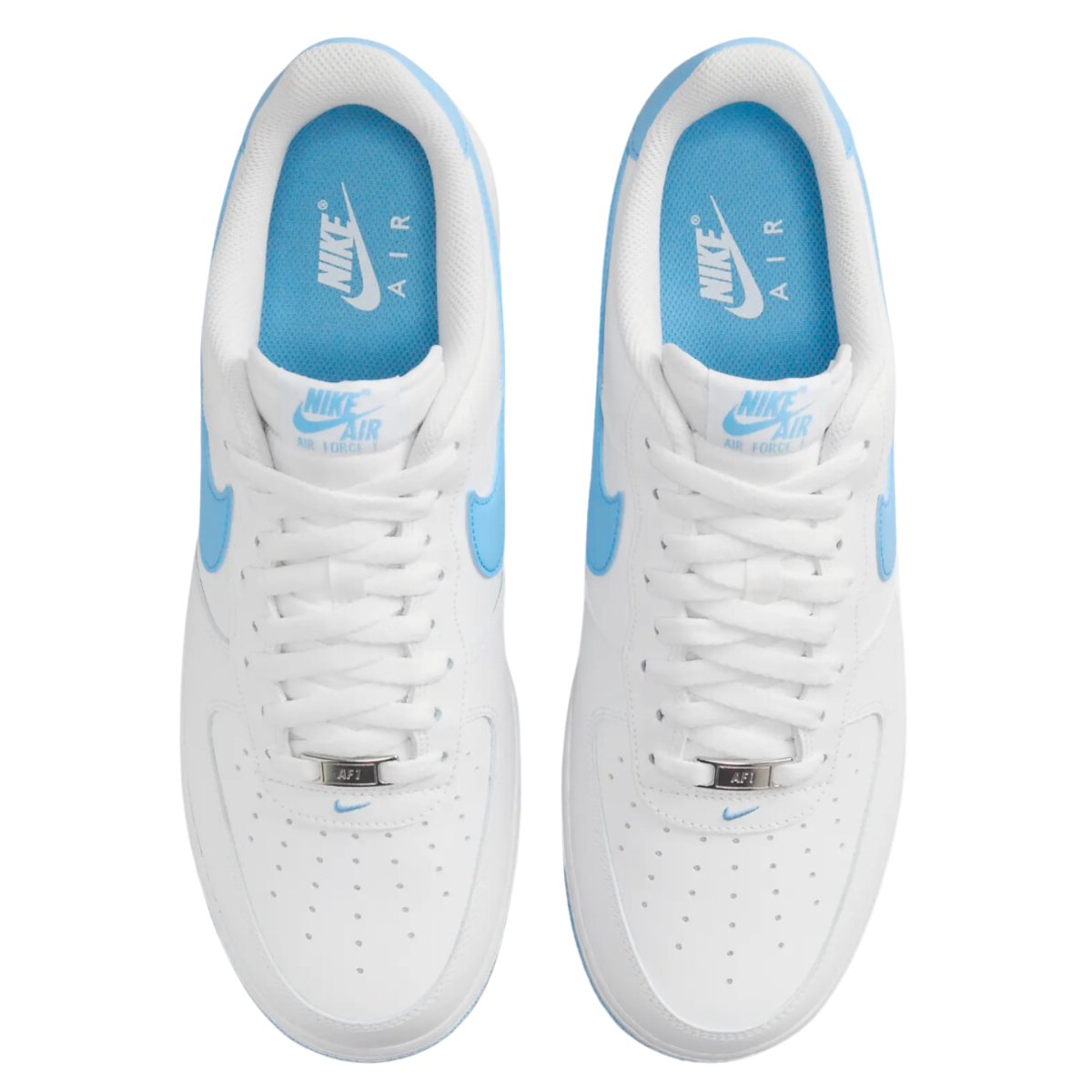 Nike Men's AF 1 White/Aquarius - 10044750 - West NYC