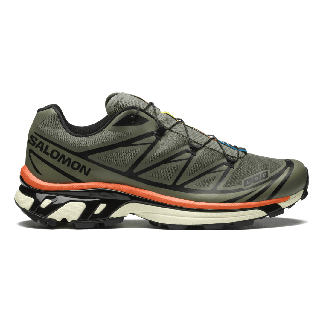 Salomon Men's XT-6 Deep Lichen Green/Black/Red Orange – West NYC Salomon Men's XT-6 Deep Lichen Green/Black/Red Orange – West NYC
