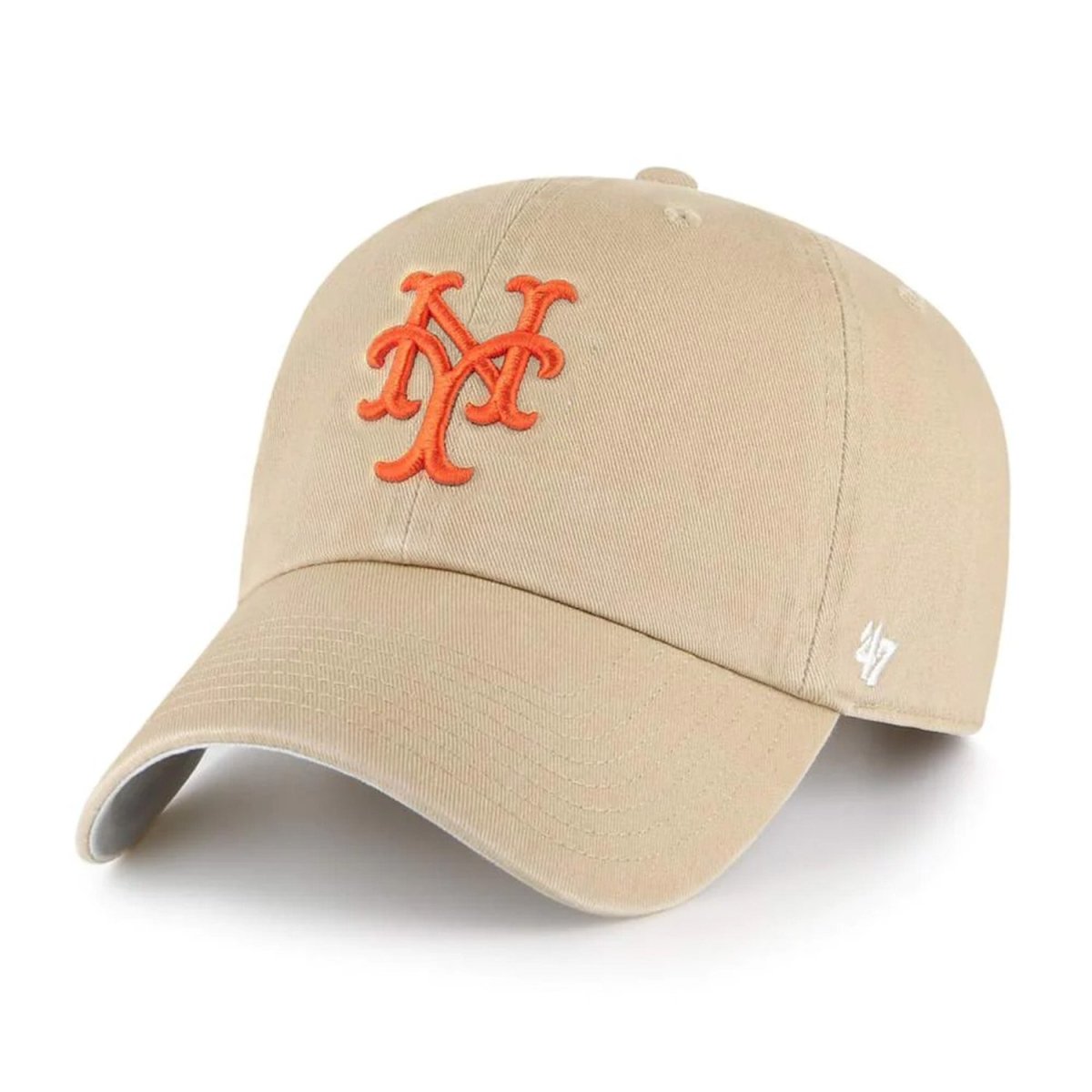47 Brand New York Mets Cleanup Hat Khaki - 10041896 - West NYC