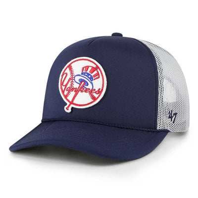 47 Brand' New York Yankees Cooperstown Navy Patch Trucker - 10049011 - West NYC