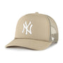 47 Brand New York Yankees Khaki Foam Front Trucker - 10051149 - West NYC