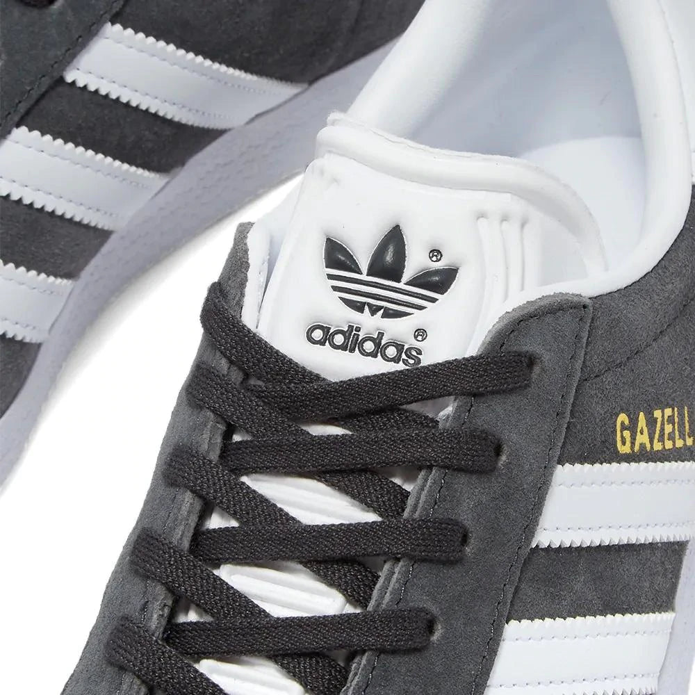 Adidas Men s Gazelle Charcoal White West NYC