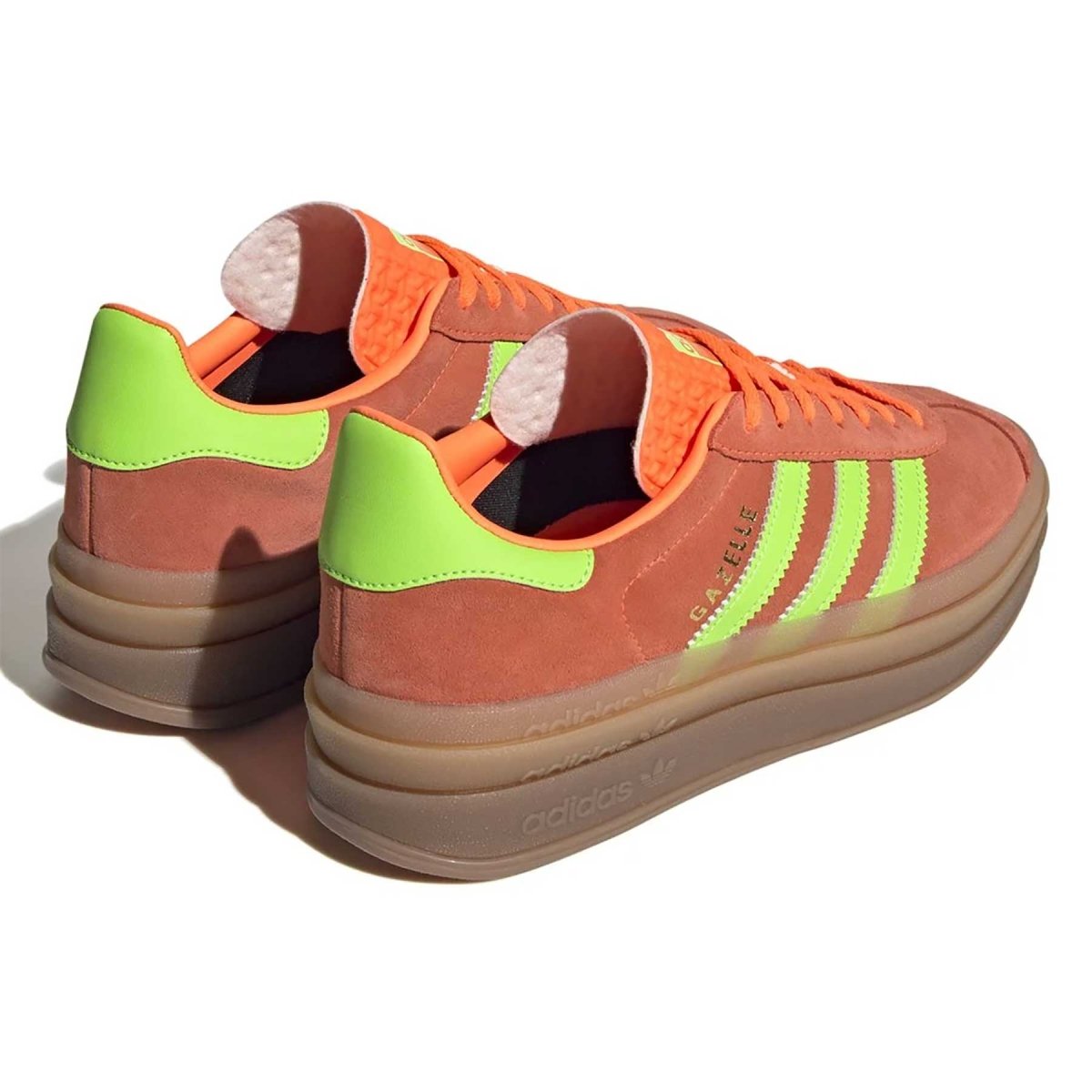 Adidas Women's Gazelle Bold Solar Orange/Solar Green/Gum - 10050371 - West NYC