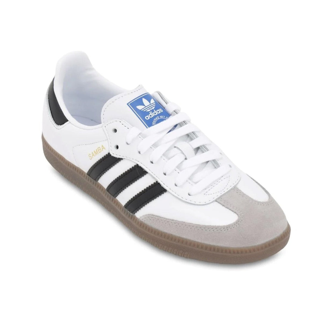 Adidas Women's Samba OG White/Black/Granite West NYC Adidas Women's Samba OG White/Black/Granite West NYC