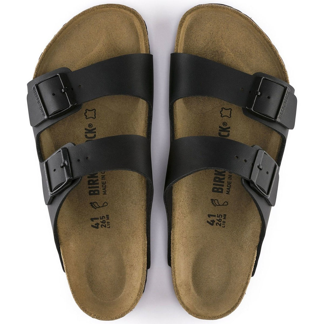 BIRKENSTOCK MEN'S ARIZONA BIRKO-FLOR BLACK West NYC