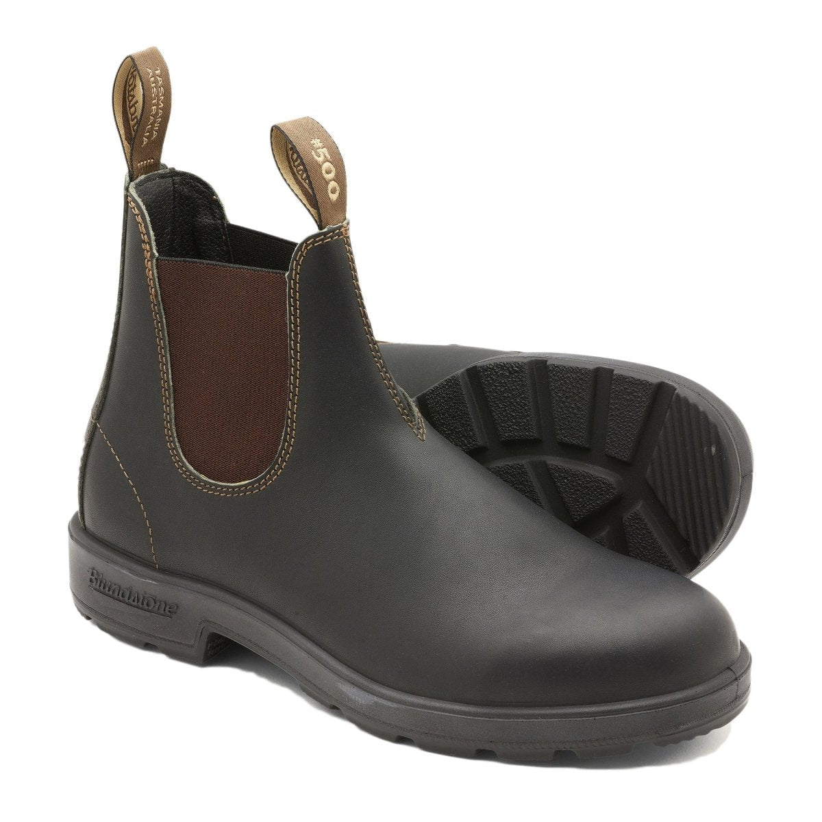 BLUNDSTONE UNISEX 500 BROWN LEATHER - 434042 - West NYC