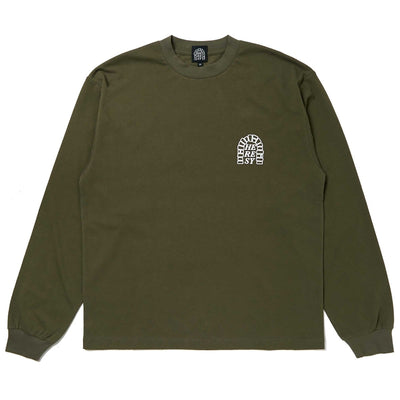 Heresy Men's Arch Green Long-Sleeve Tee Shirt - 10043915 - West NYC