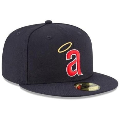 NEW ERA 59-FIFTY CALIFORNIA ANGELS 1971 COOPERSTOWN FITTED-6 1/2-NAVY-7728266-West NYC