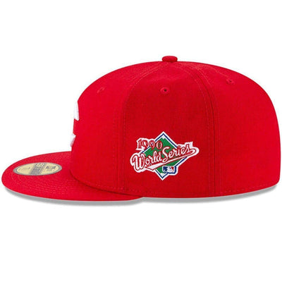 NEW ERA 59-FIFTY CINCINNATI REDS 1990 WORLD SERIES FITTED-6 1/2-RED-7722341-West NYC