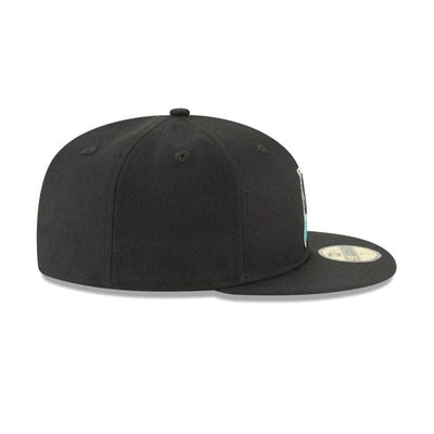 NEW ERA 59-FIFTY FLORIDA MARLINS BLACK COOPERSTOWN WOOL FITTED-6 1/2-BLACK-7730171-West NYC