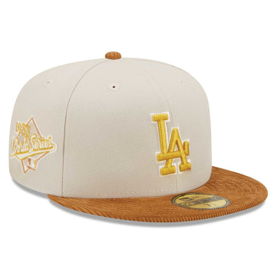 New Era 59FIFTY Los Angeles Dodgers Corduroy Visor 1988 World Series Fitted - 10022502 - West NYC
