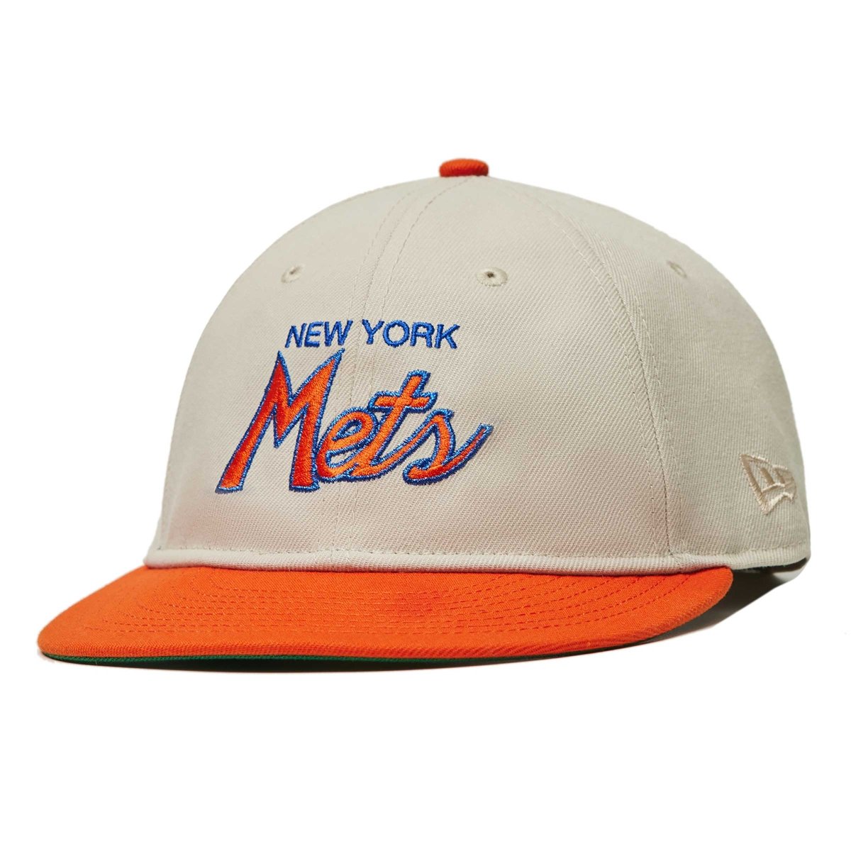 New Era X West NYC 9FIFTY RC New York Mets 50th Anniversary Retro Crown Stone/Orange Snapback - 10045201 - West NYC