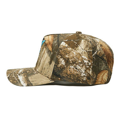 New Era X West NYC 9FORTY Fish And Game Pack A-Frame Florida Marlins Realtree Snapback - 10045199 - West NYC