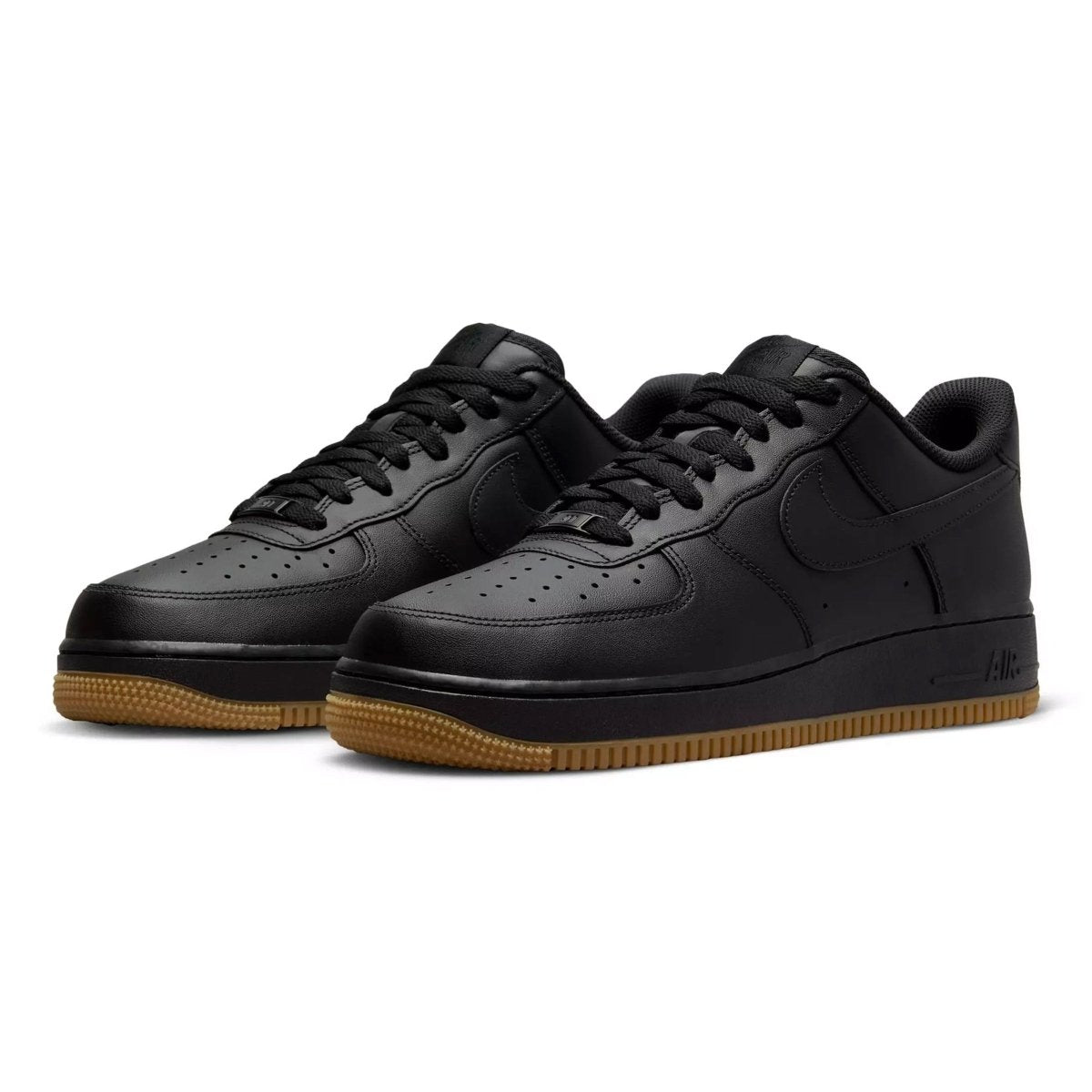 Nike Men's Air Force 1 Black/Gum - 5016419 - West NYC