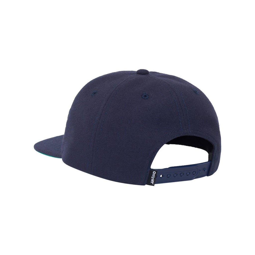 ONLY NY BIG APPLE SNAPBACK HAT NAVY - 10019196 - West NYC