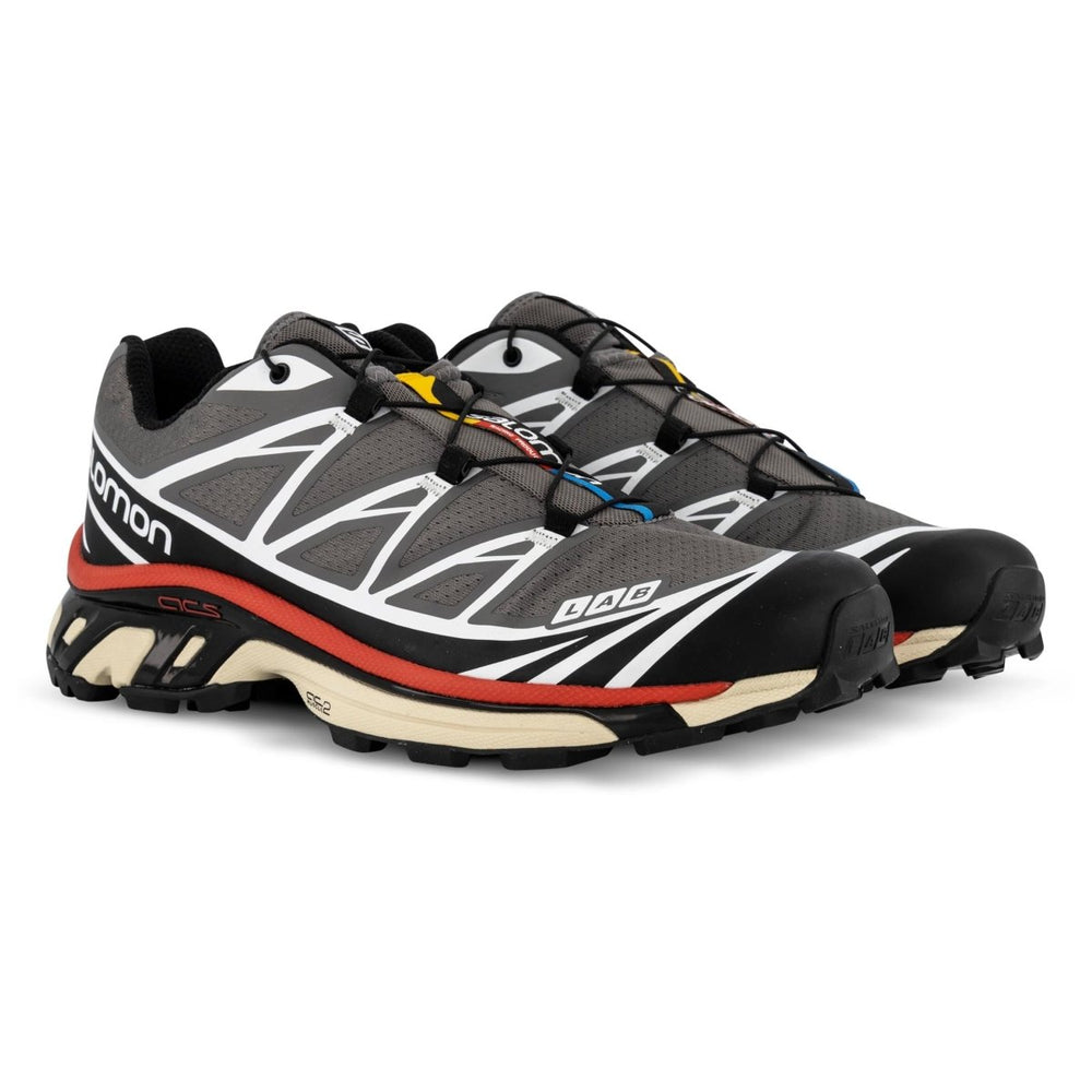 Salomon Men's XT-6 Pewter/Black/Red - 10033255 - West NYC