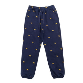 West NYC All Over Embroidery Pant Navy/Gold - 10032582 - West NYC