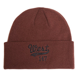 West NYC Core Logo Beanie Brown - 10046075 - West NYC