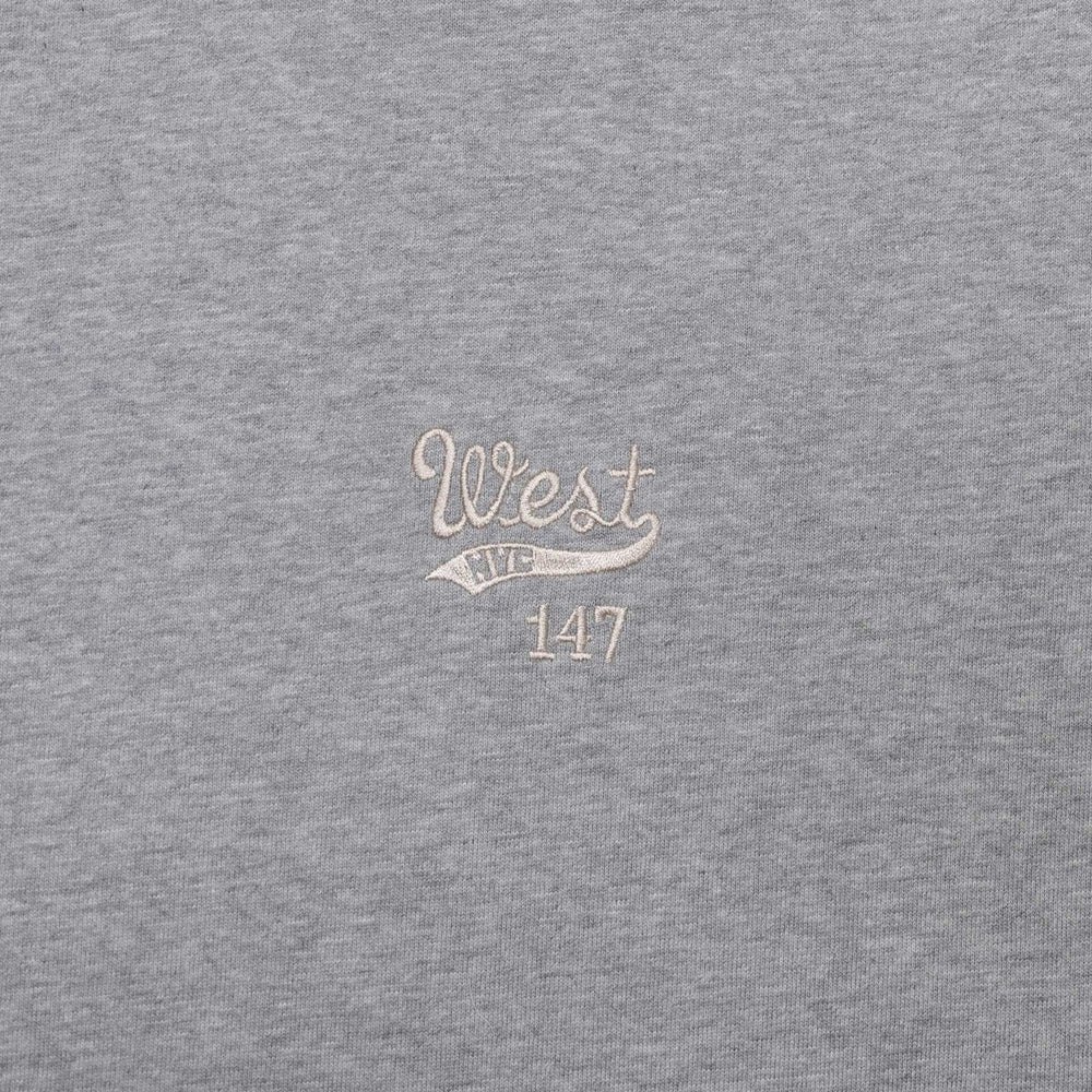 West NYC Embroidered Logo Tee Shirt Grey - 3012665 - West NYC