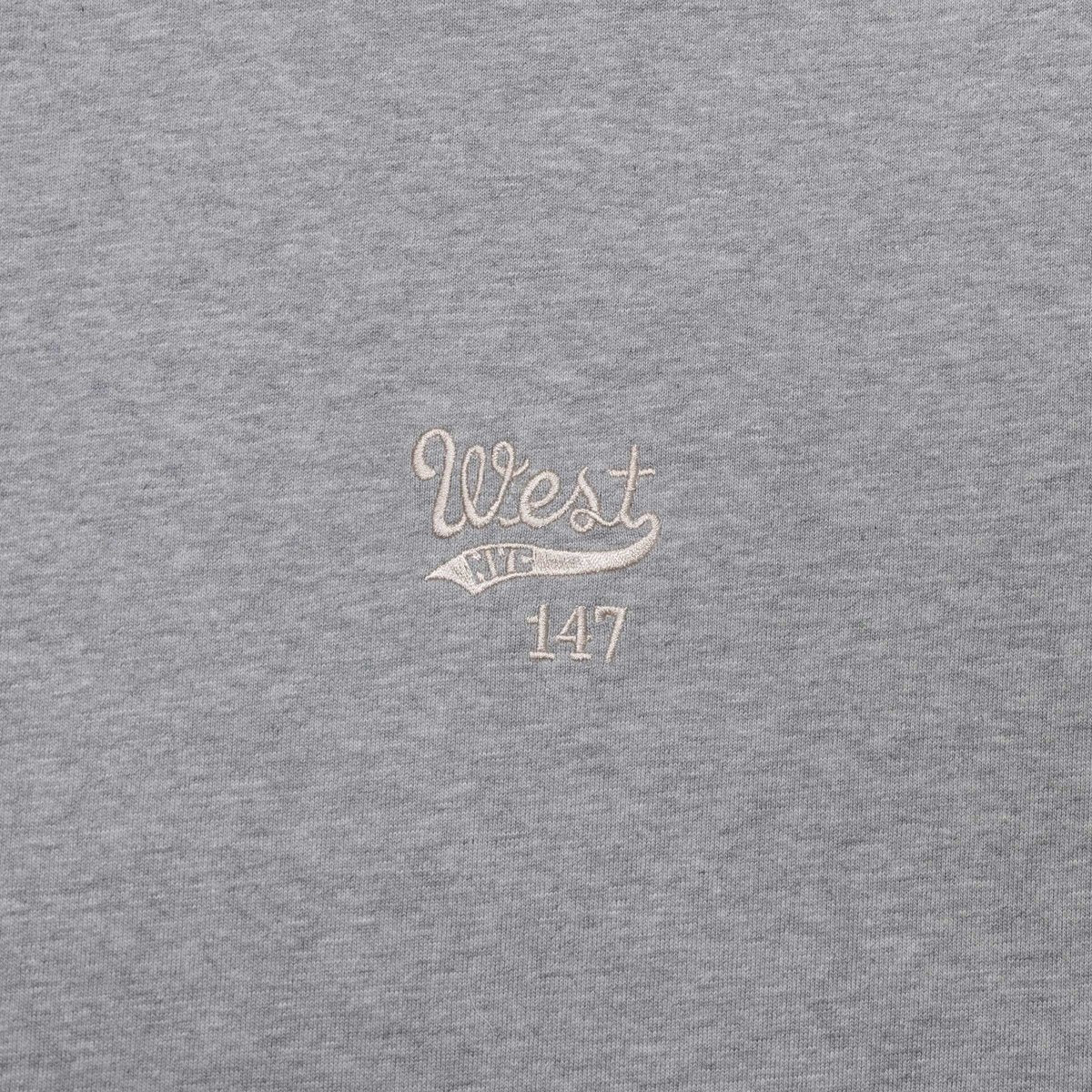 West NYC Embroidered Logo Tee Shirt Grey - 3012665 - West NYC