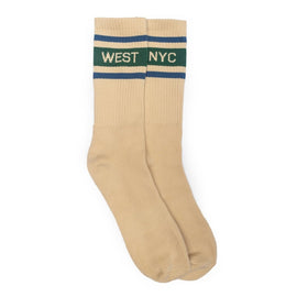 WEST NYC VARSITY BAR SOCK SAIL/GREEN/BLUE - 10026868 - West NYC