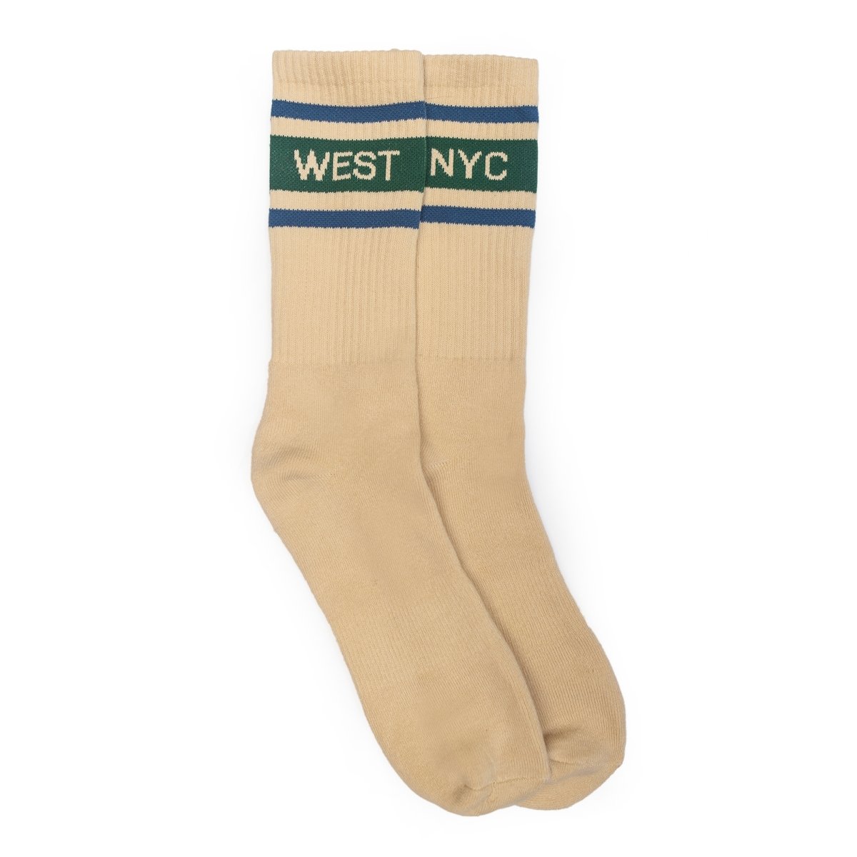 WEST NYC VARSITY BAR SOCK SAIL/GREEN/BLUE - 10026868 - West NYC